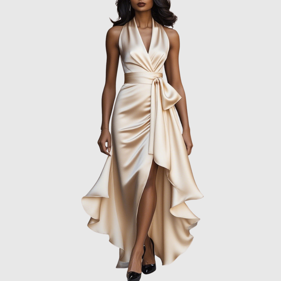 Amelya Evening Wrap Maxi Dress - view 5