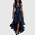 Amelya Evening Wrap Maxi Dress - Ciela Vere