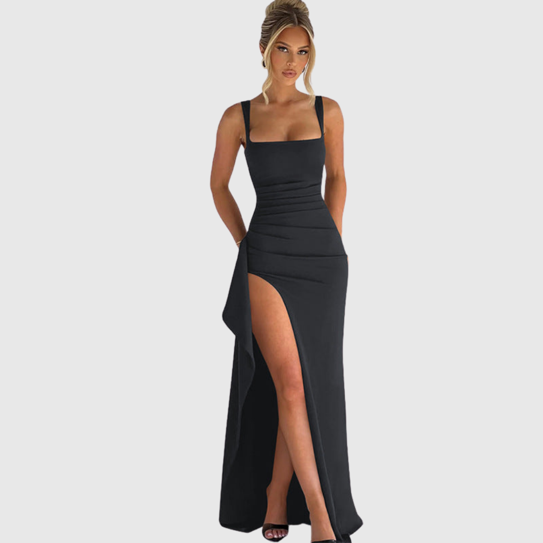 Cell Open-Back Slip Maxi Dress - view 5
