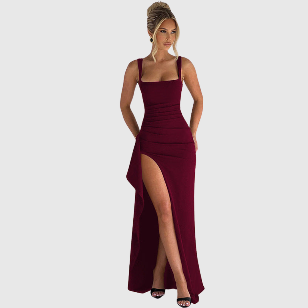 Cell Open-Back Slip Maxi Dress - view 4