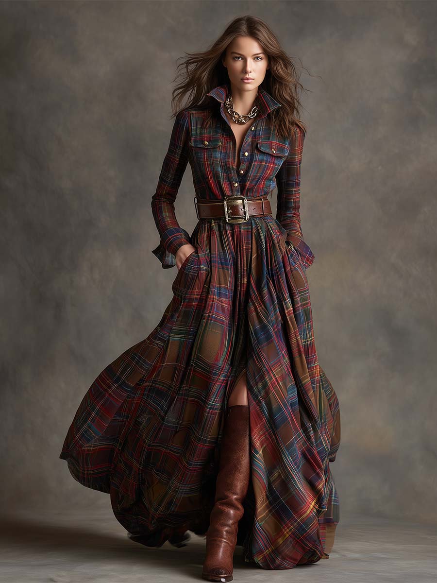 Louisa Classic Refined Button-Up Dress - view 6