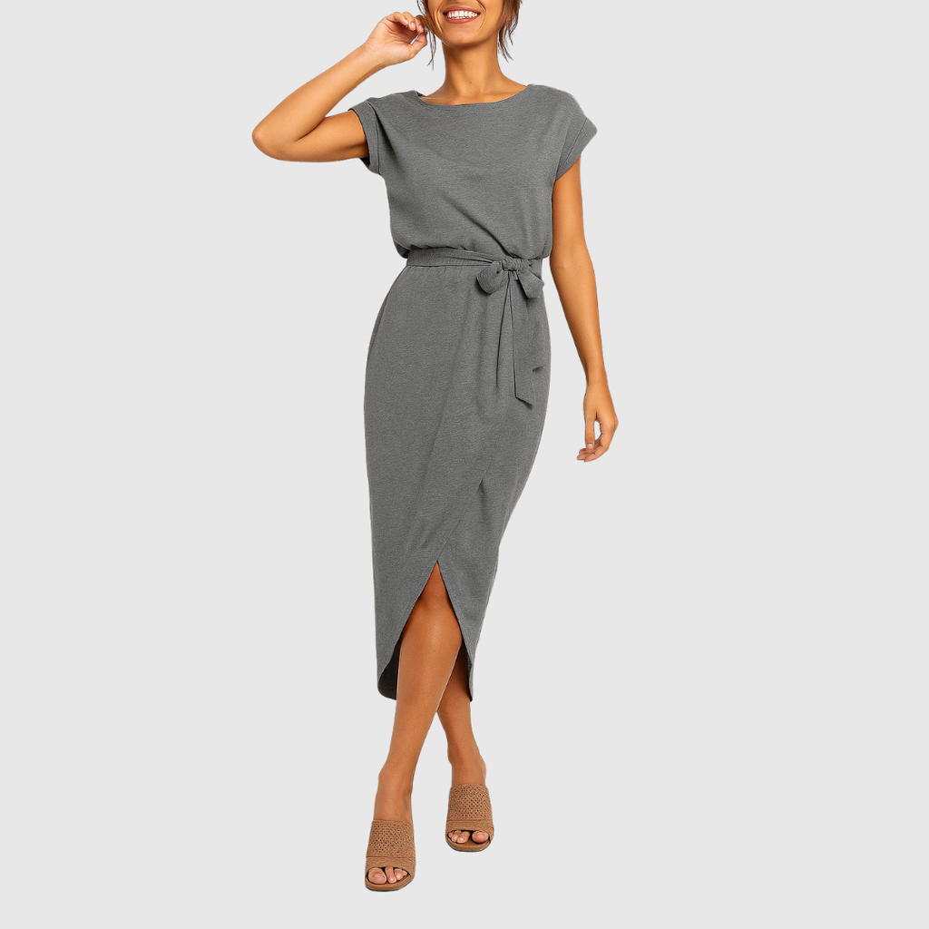 Maelis Casual Midi Dress - Ciela Vere