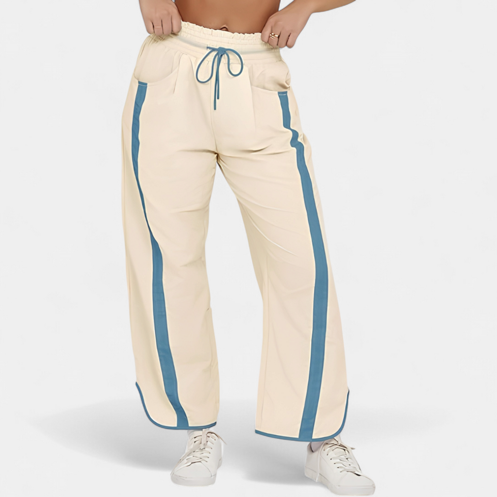 Aviva Color-Block Barrel Pants - image 6
