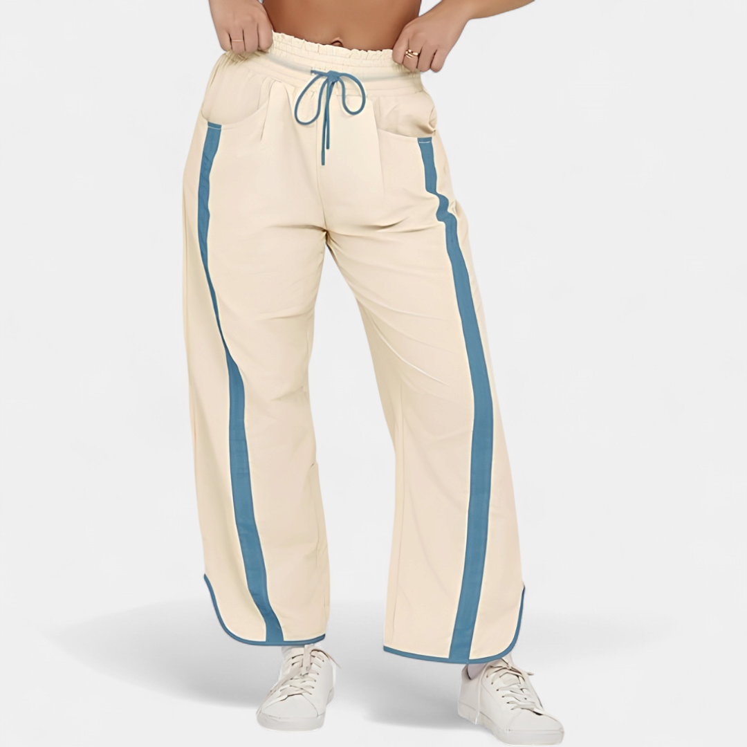 Aviva Color-Block Barrel Pants - image 6