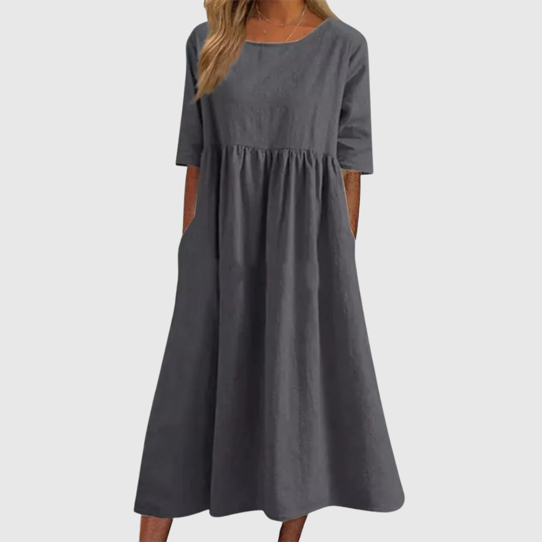 Leah Casual Loose Dress - view 7