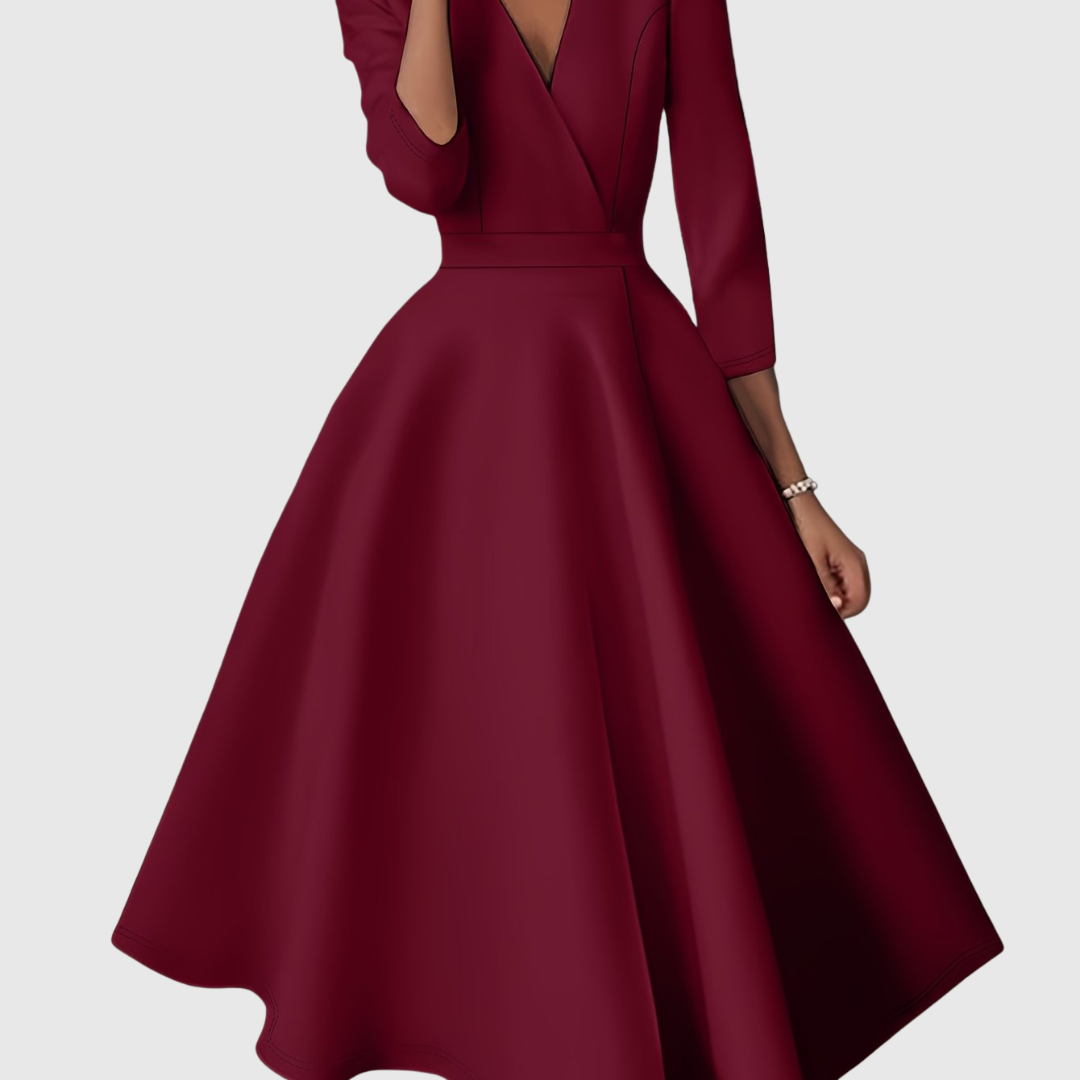 Avelie High-Waisted Midi Dress - view 6