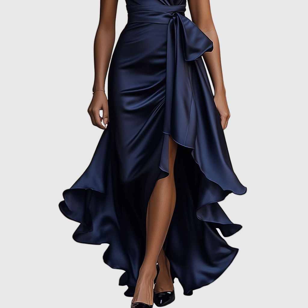 Amelya Evening Wrap Maxi Dress - view 3