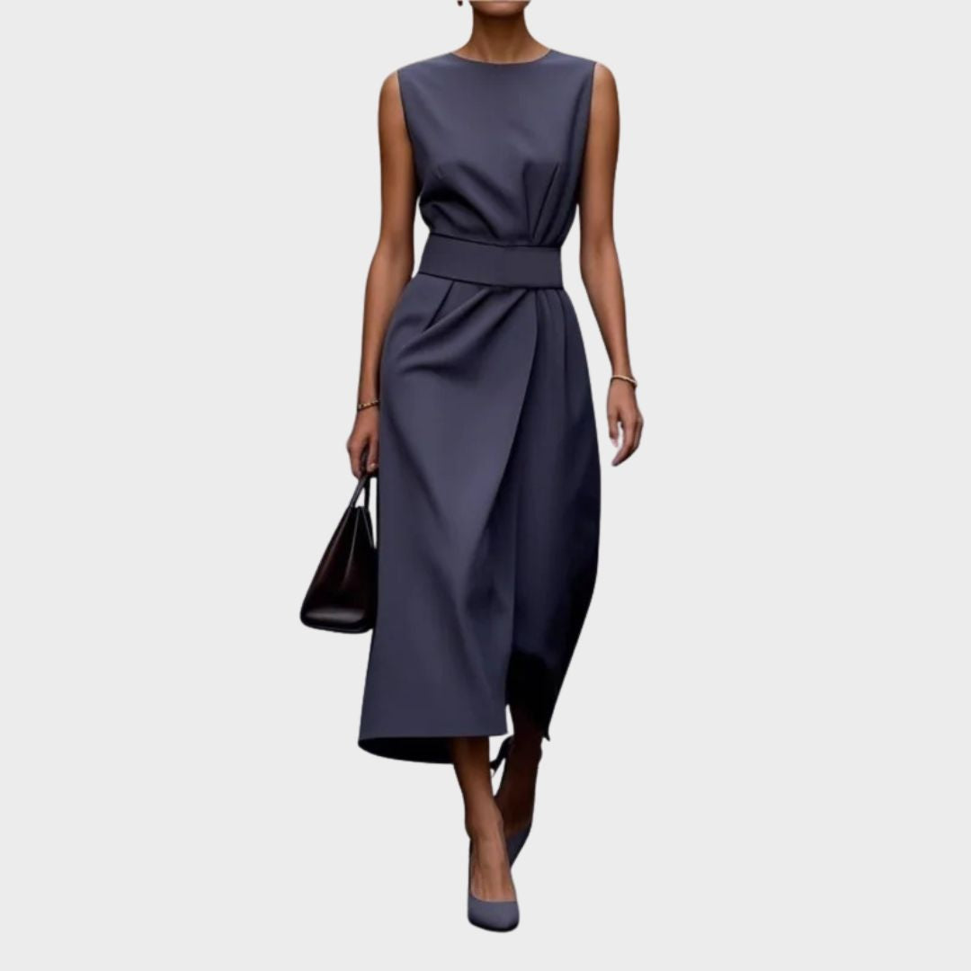 Clarimond Elegant Round Neck Dress - view 8