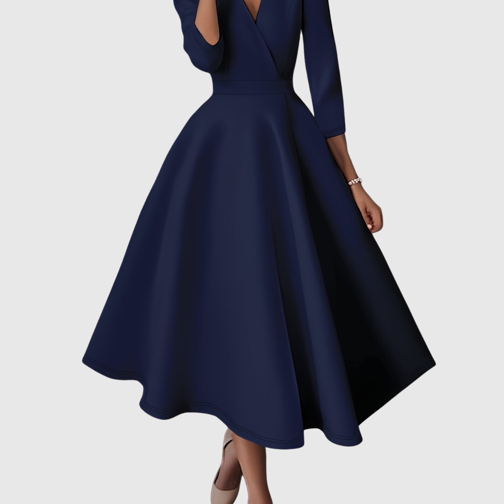 Avelie High-Waisted Midi Dress - view 8