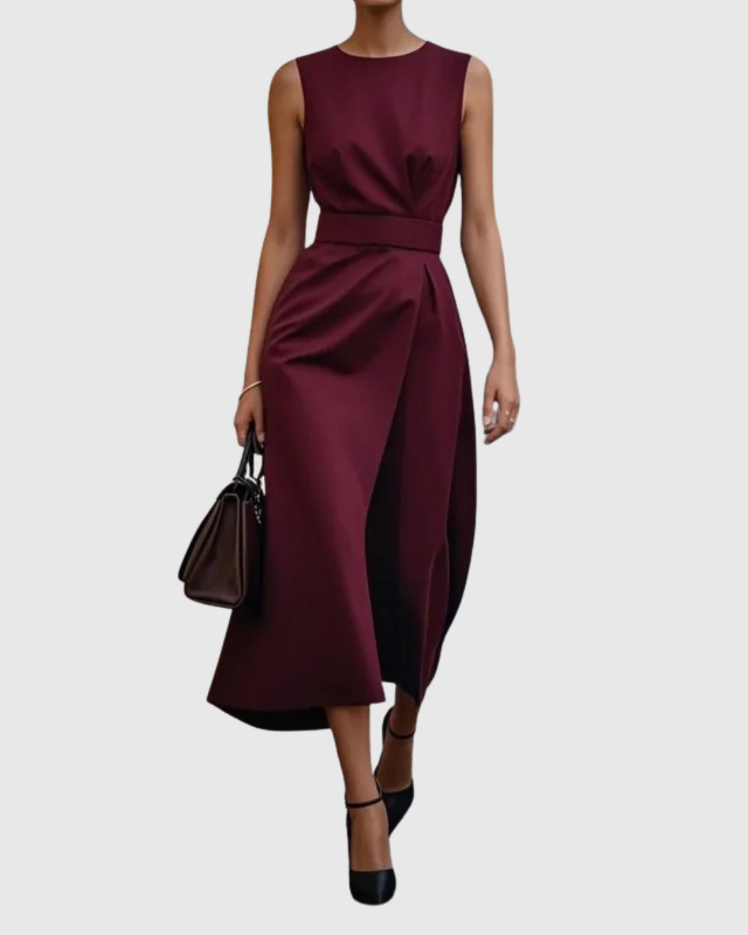 Clarimond Elegant Round Neck Dress - view 4