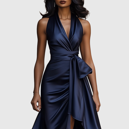 Amelya Evening Wrap Maxi Dress - view 2