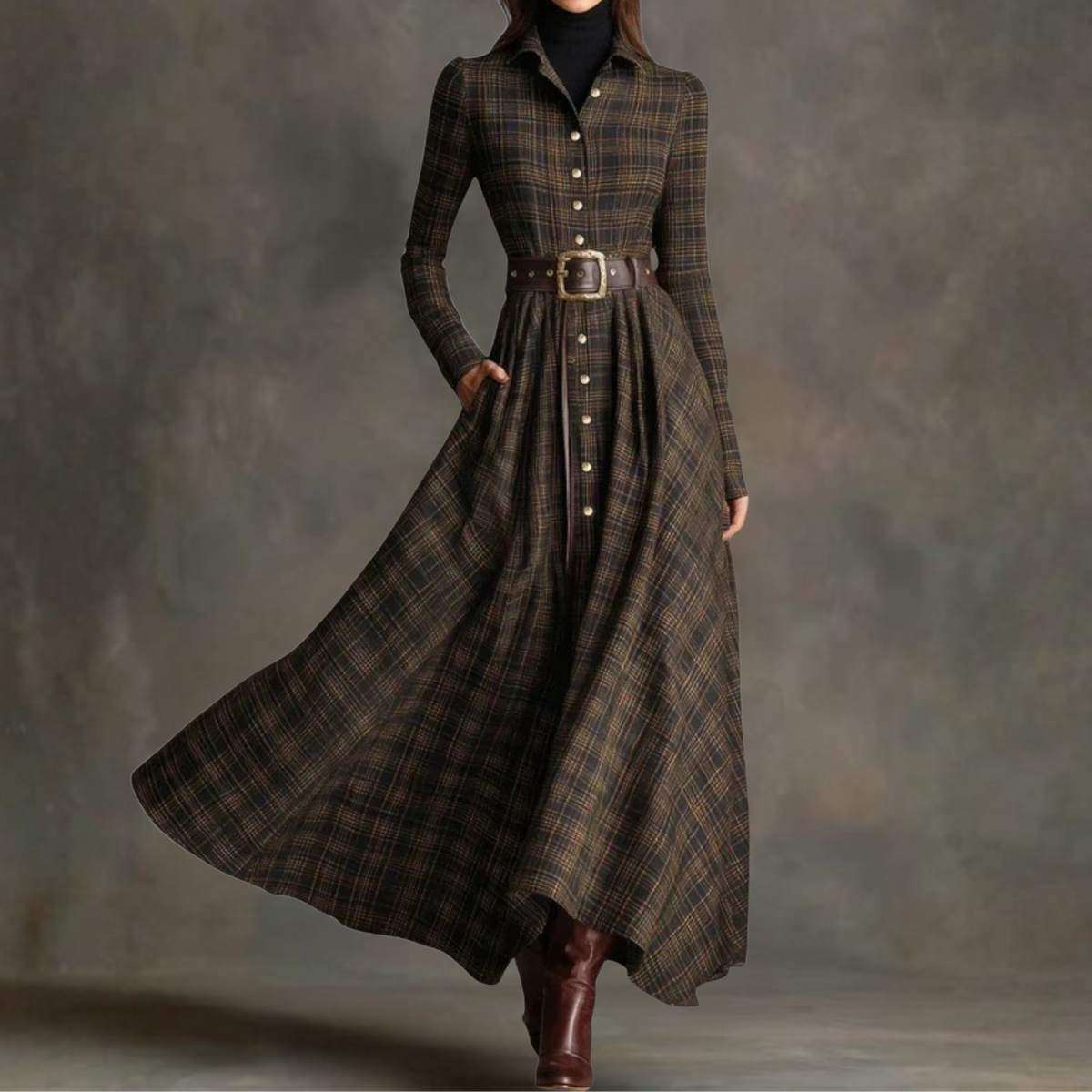 Sara Vintage Maxi Dress - Ciela Vere