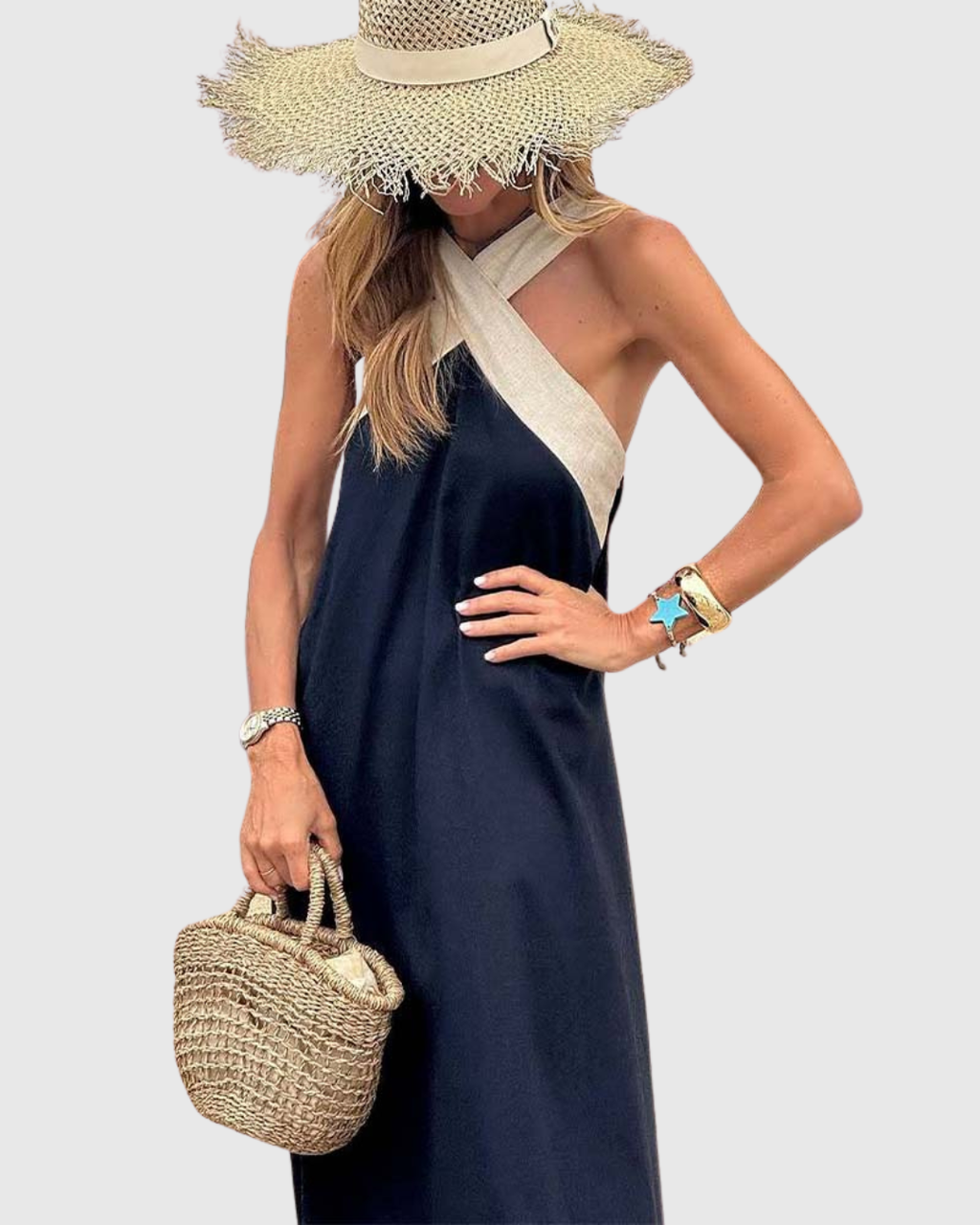 Orella Cross-Neck Dress - view 7