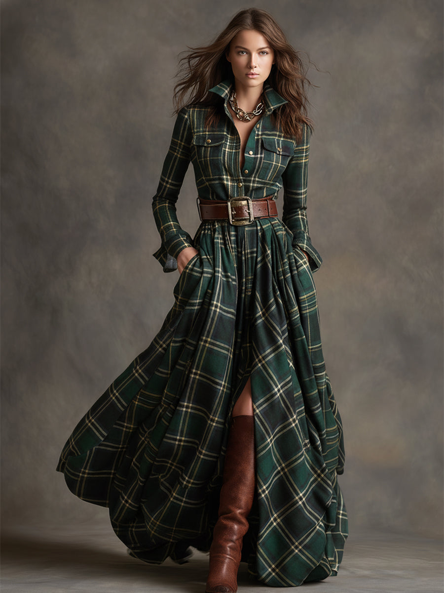 Louisa Classic Refined Button-Up Dress - view 9