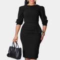 Claudine Bloom Refined Ruffle Midi Dress - view 5