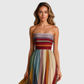 Isola Chic Long Dress with Elegant Details - view 2