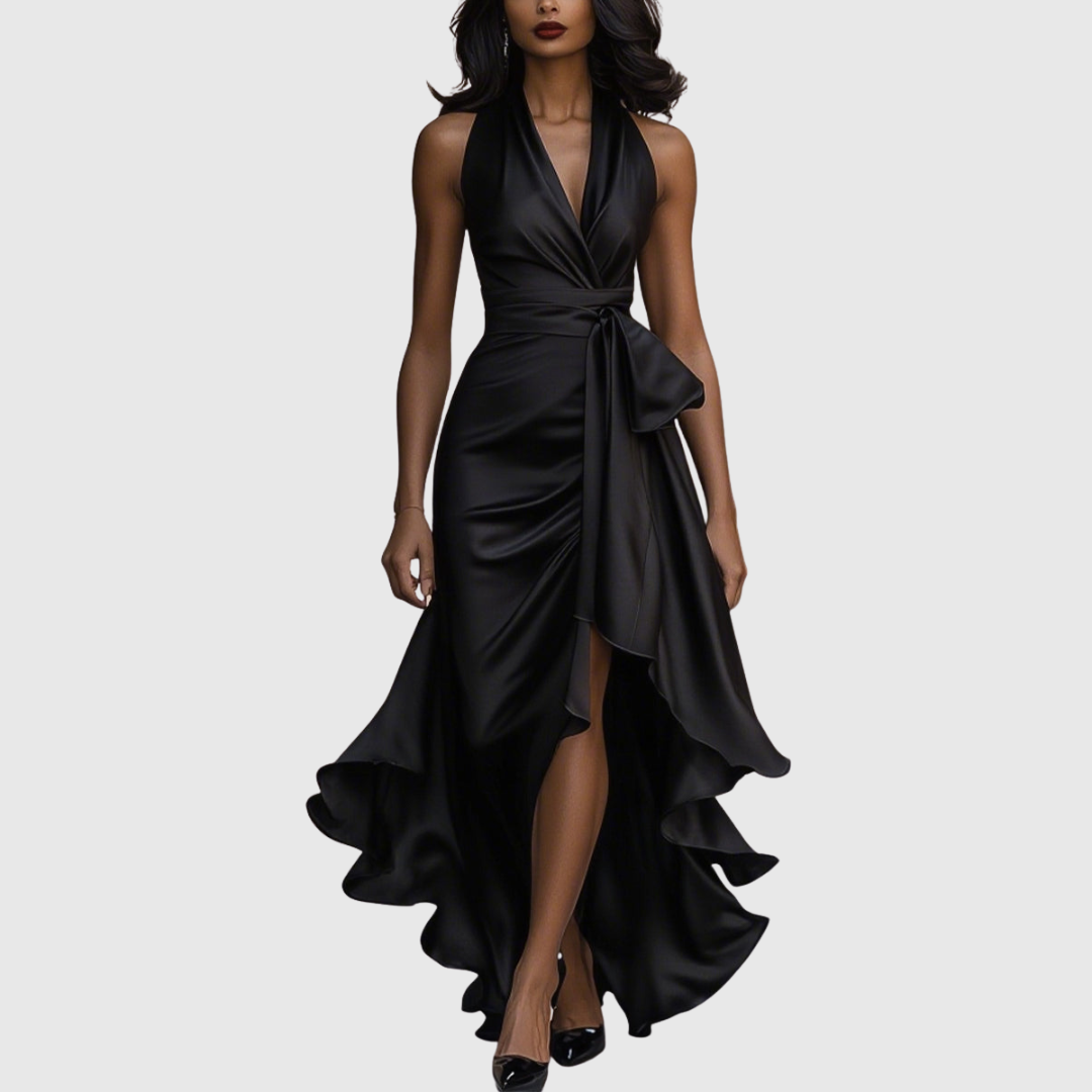 Amelya Evening Wrap Maxi Dress - view 10