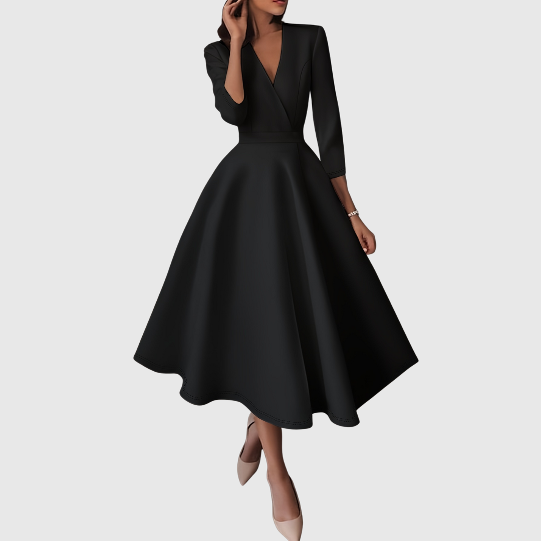 Avelie High-Waisted Midi Dress - view 3
