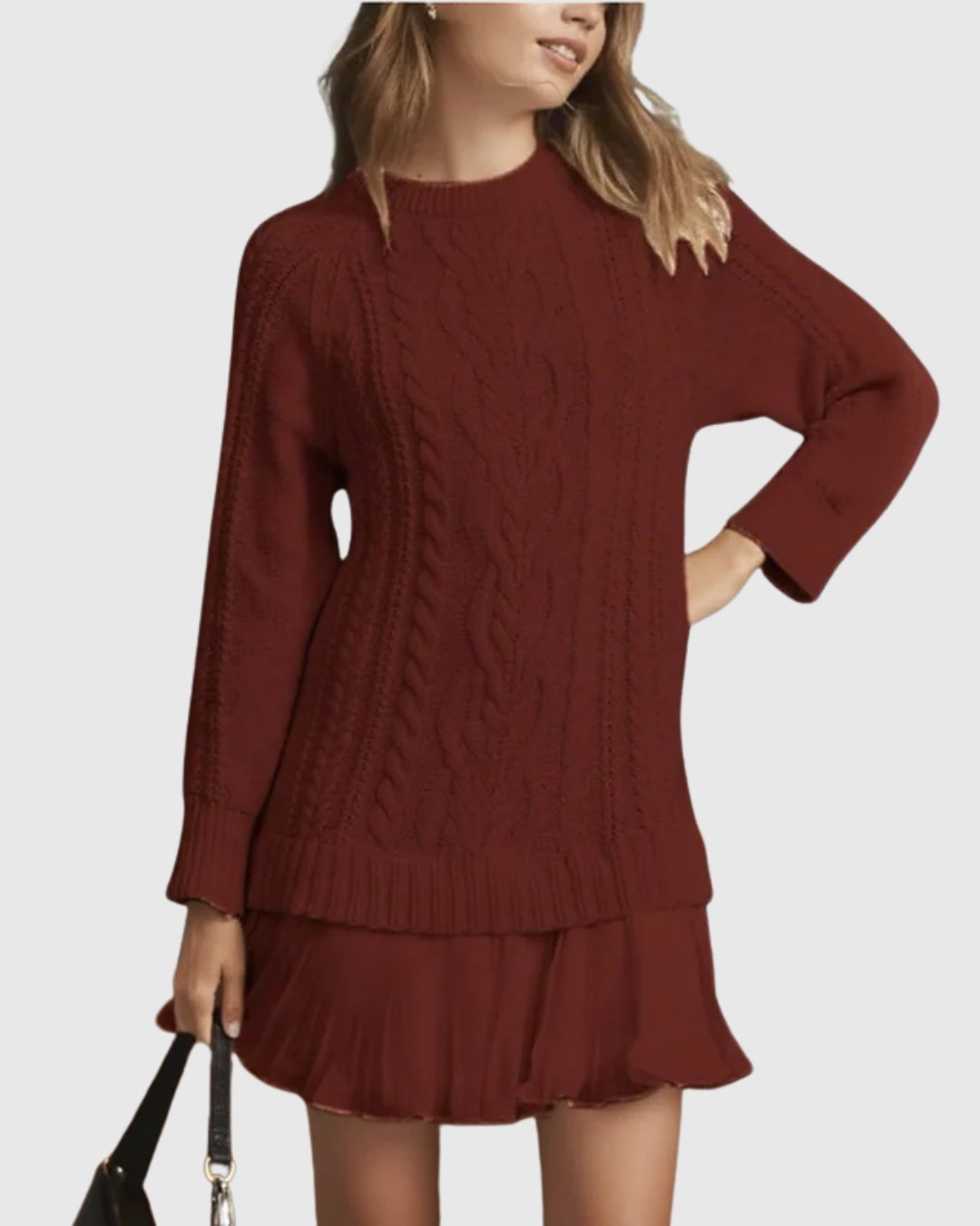 Eira Classic Sweater Dress - view 6
