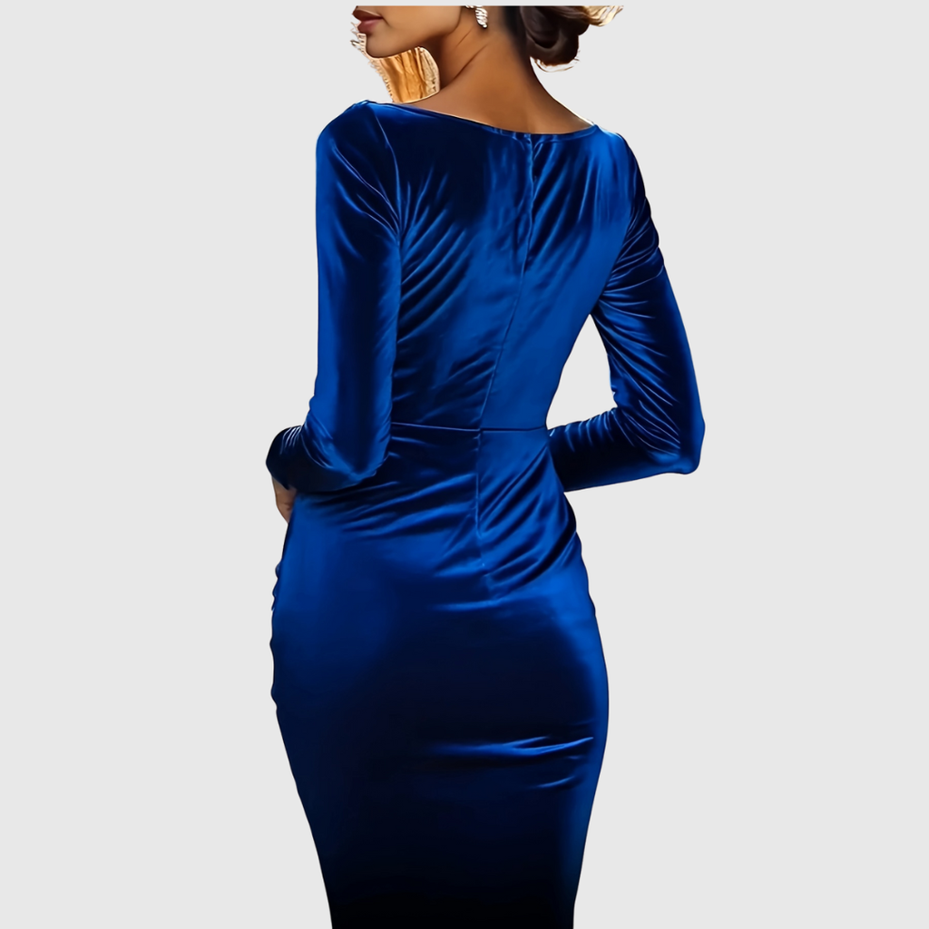 Selliv Velvet Bodycon Party Dress - view 2