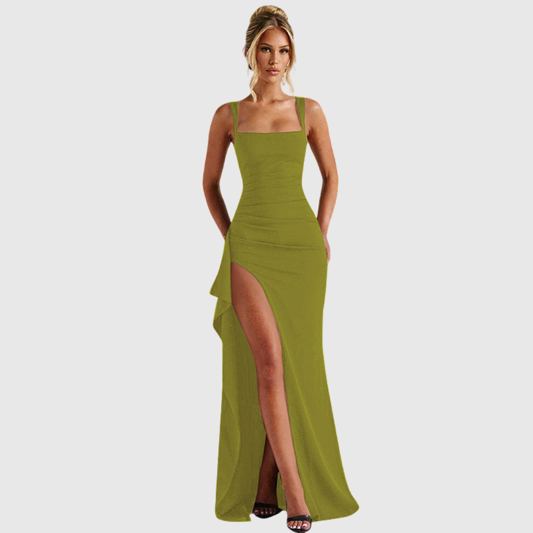 Cell Open-Back Slip Maxi Dress - view 11