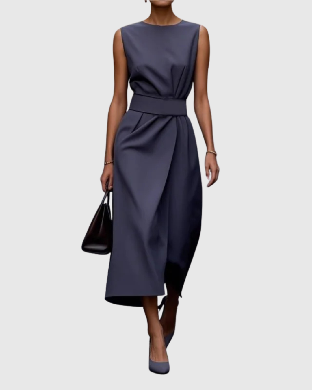 Clarimond Elegant Round Neck Dress - view 9