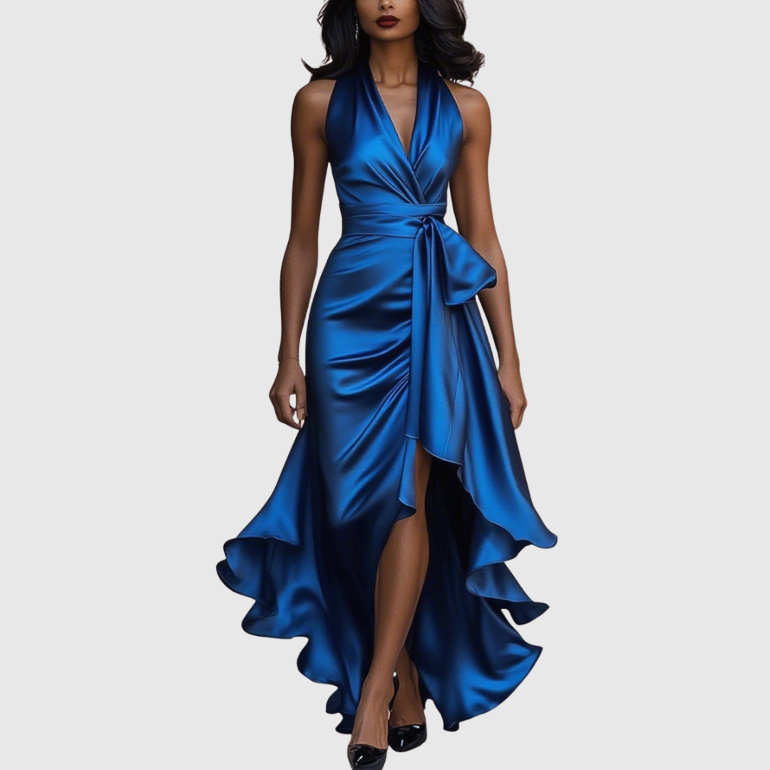 Amelya Evening Wrap Maxi Dress - view 8