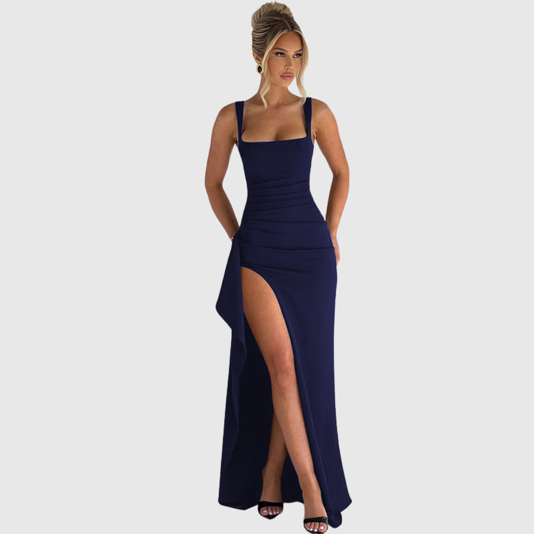 Cell Open-Back Slip Maxi Dress - view 9