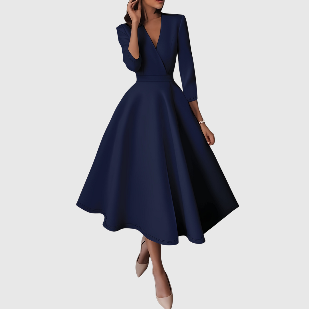 Avelie High-Waisted Midi Dress - view 4