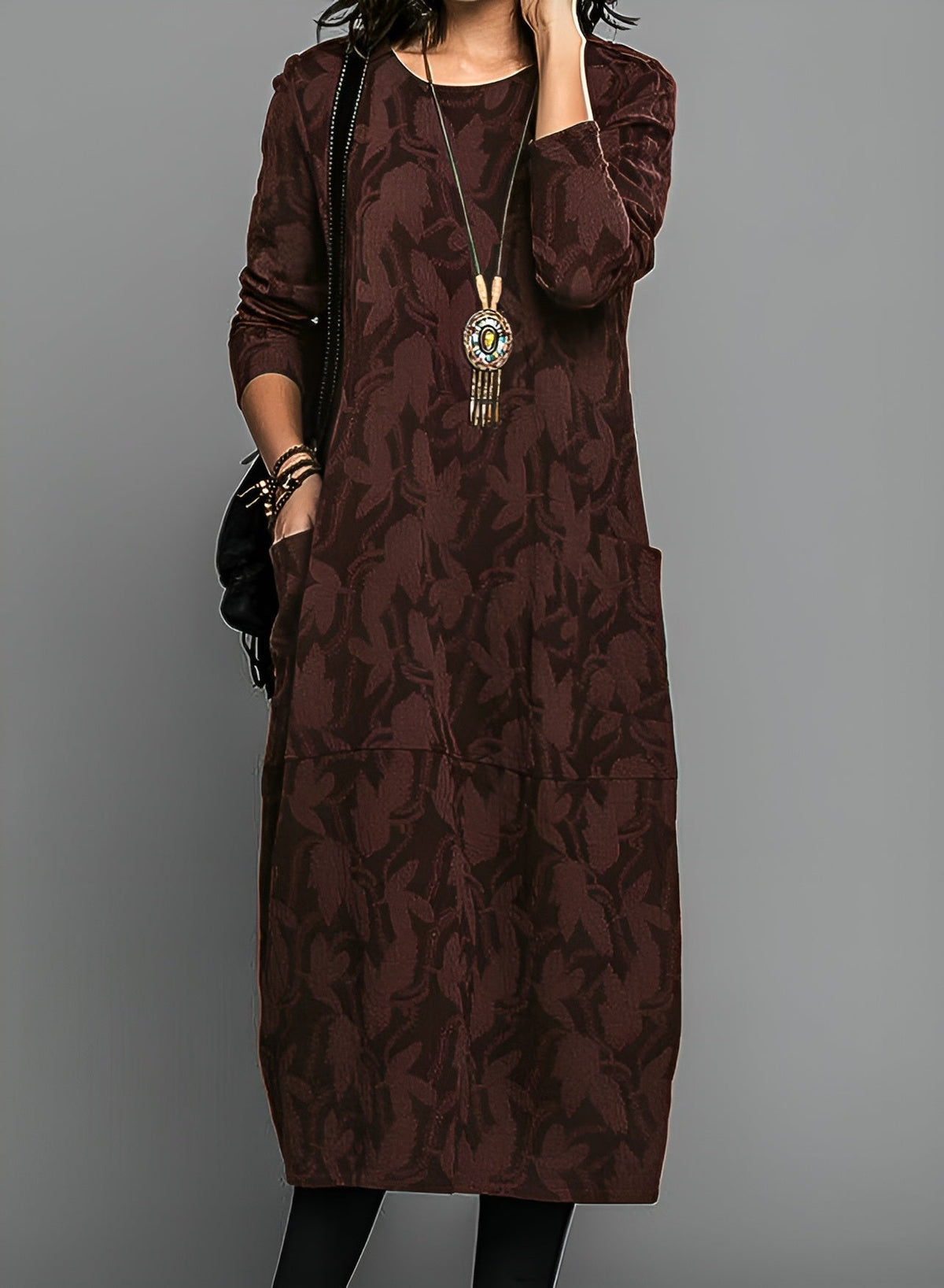 Edith Elegance Cosy Dress - view 2