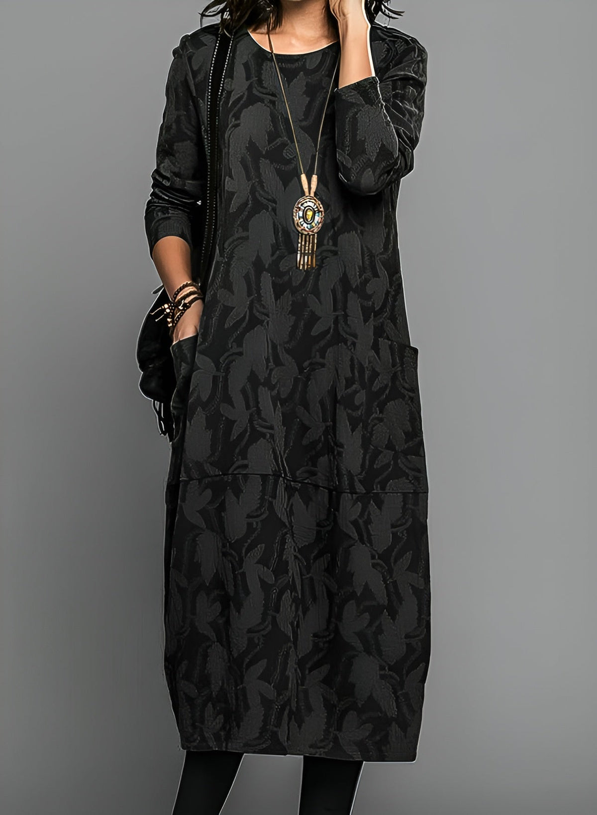 Edith Elegance Cosy Dress - view 4