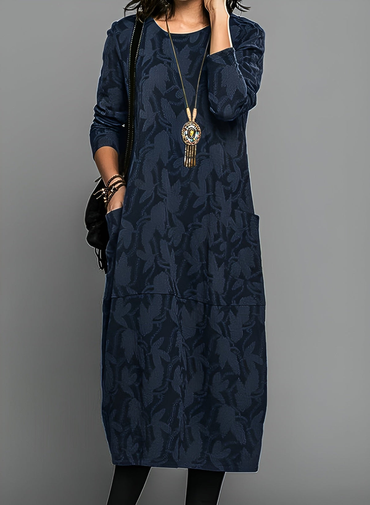 Edith Elegance Cosy Dress - view 3
