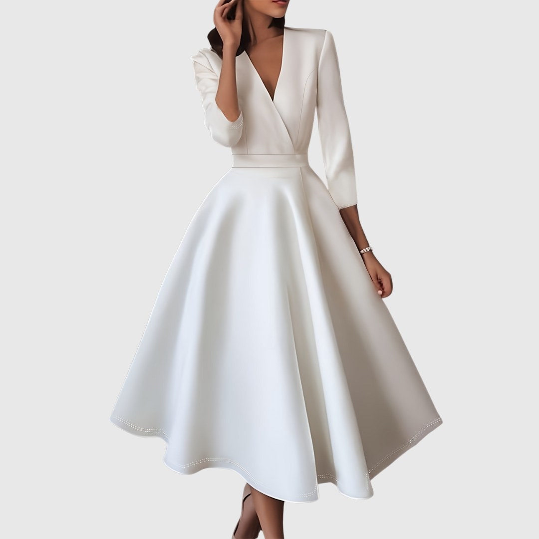 Avelie High-Waisted Midi Dress - view 2