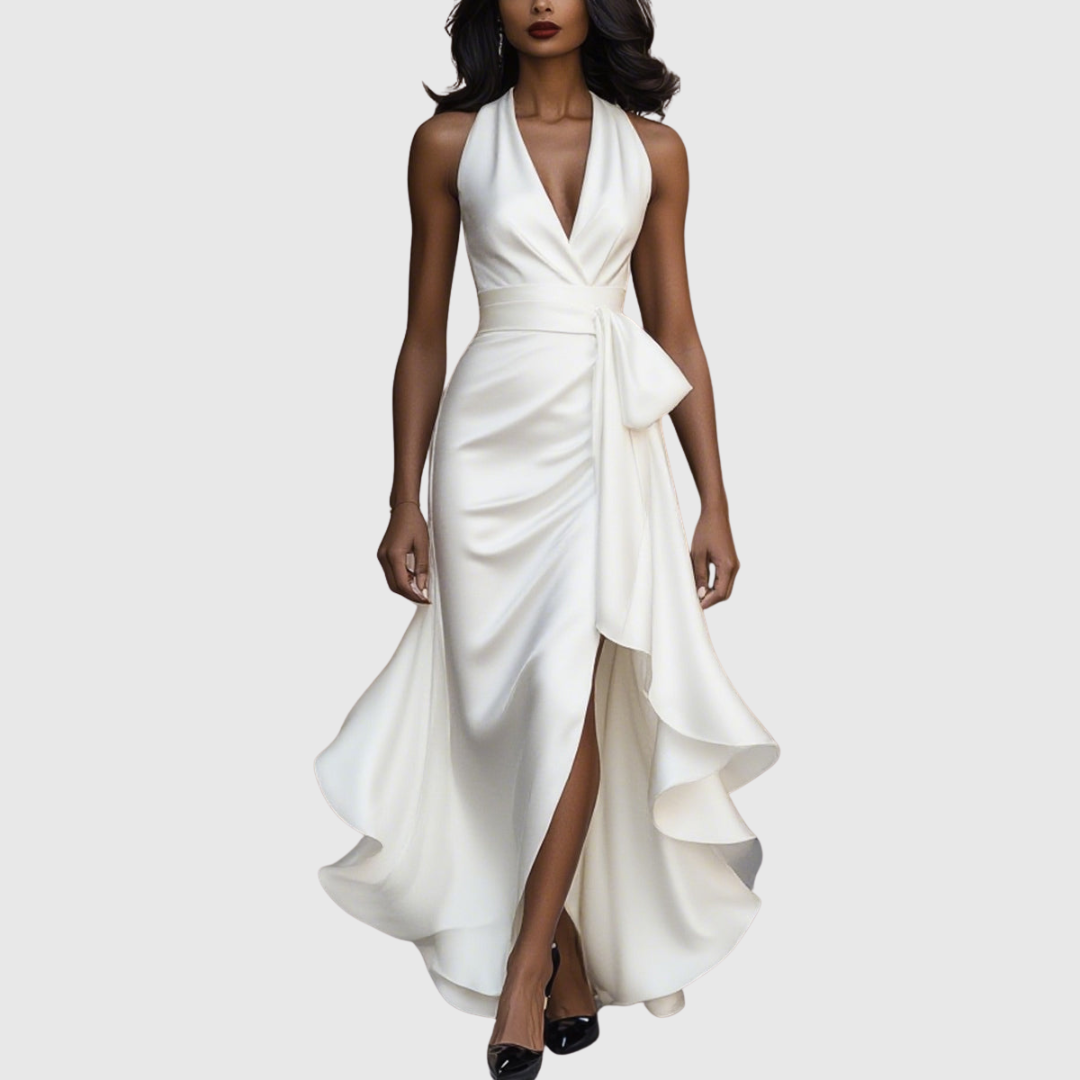 Amelya Evening Wrap Maxi Dress - view 7