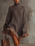 Nina Ruffled Knit Dress - Ciela Vere