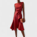 Ariana Pleated Midi Dress - Ciela Vere