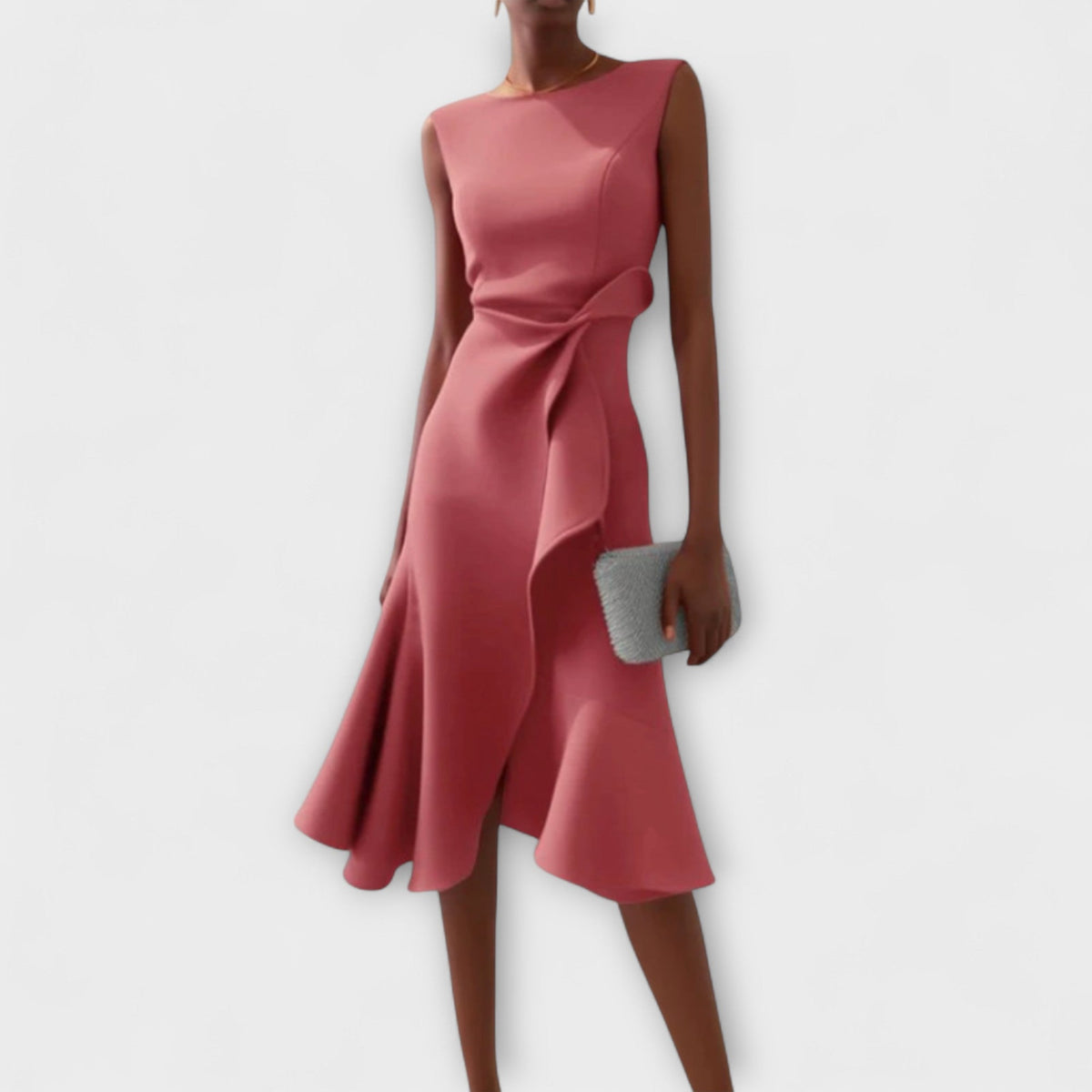 Ariana Pleated Midi Dress - view 4