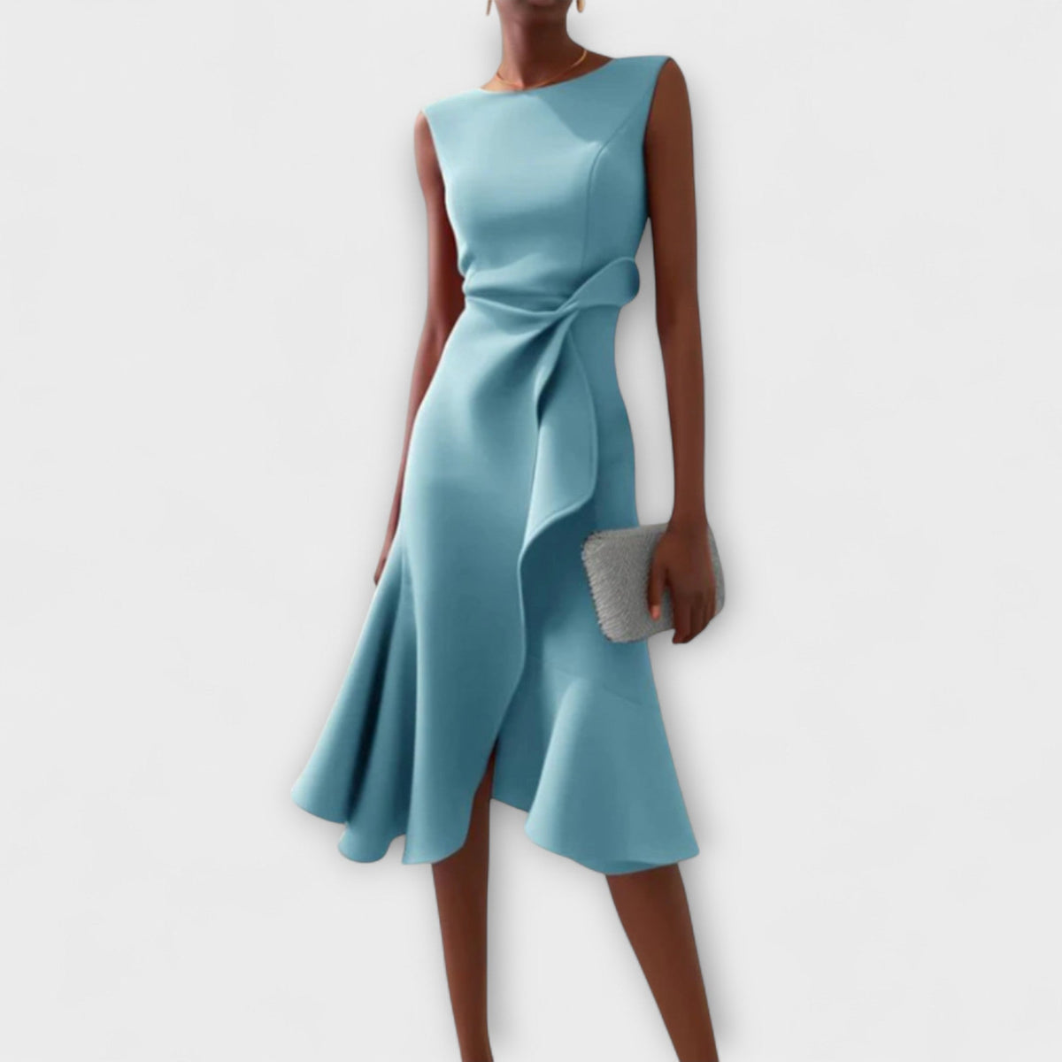 Ariana Pleated Midi Dress - view 5