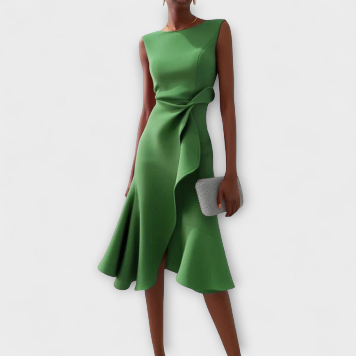 Ariana Pleated Midi Dress - view 7