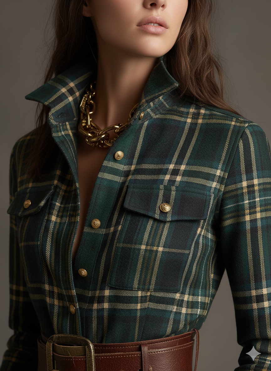 Louisa Classic Refined Button-Up Dress - view 10