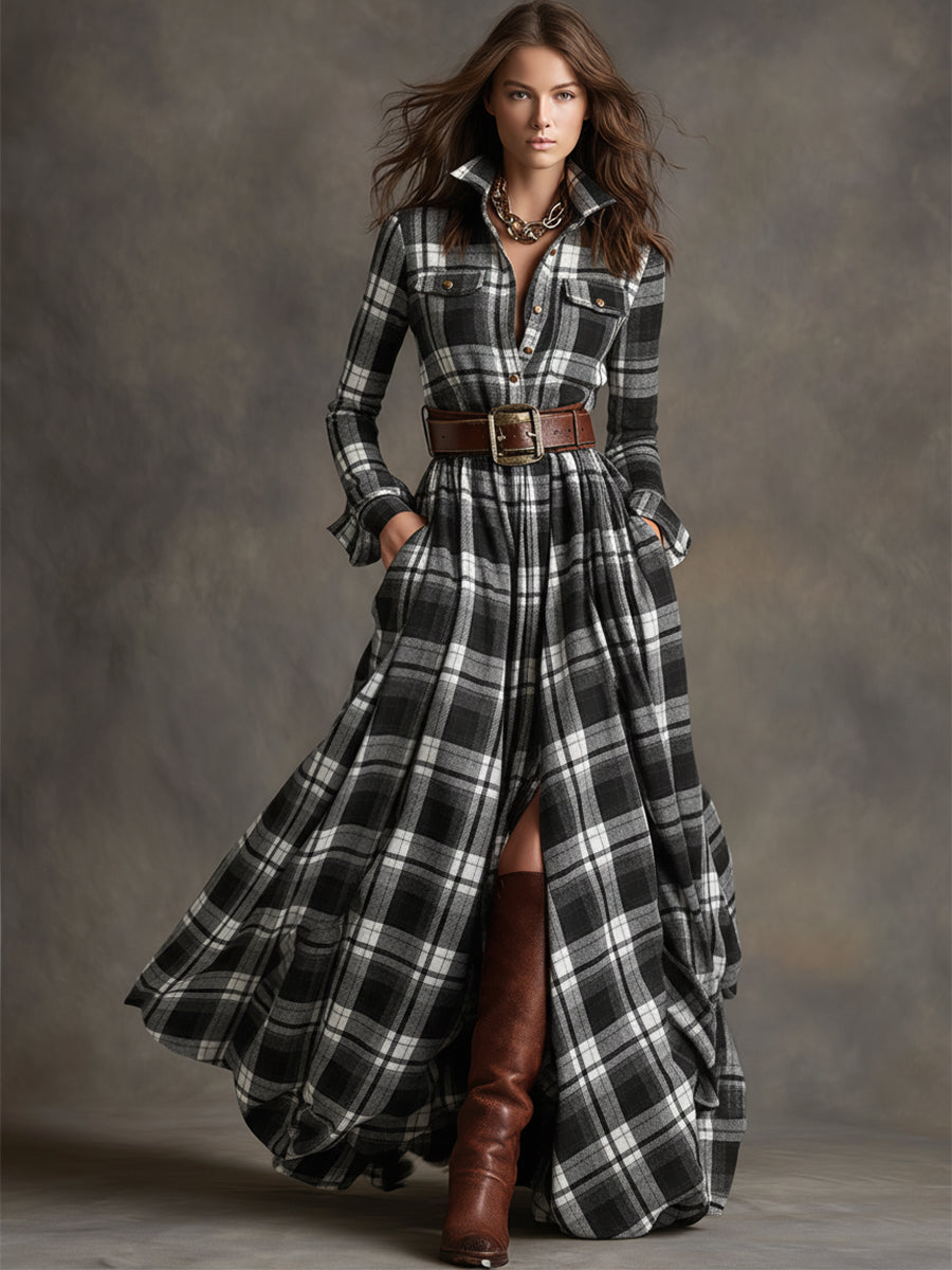 Louisa Classic Refined Button-Up Dress - view 11