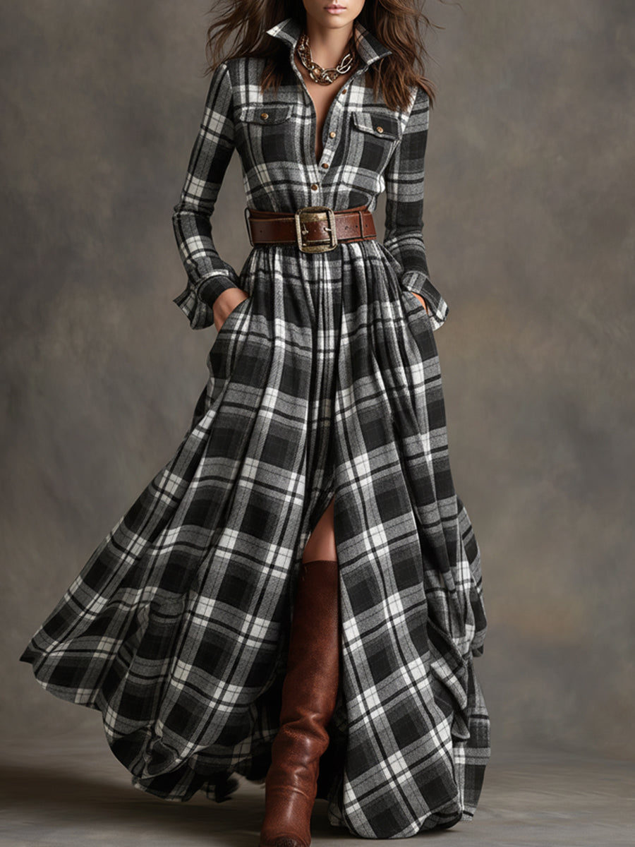 Louisa Classic Refined Button-Up Dress - view 3