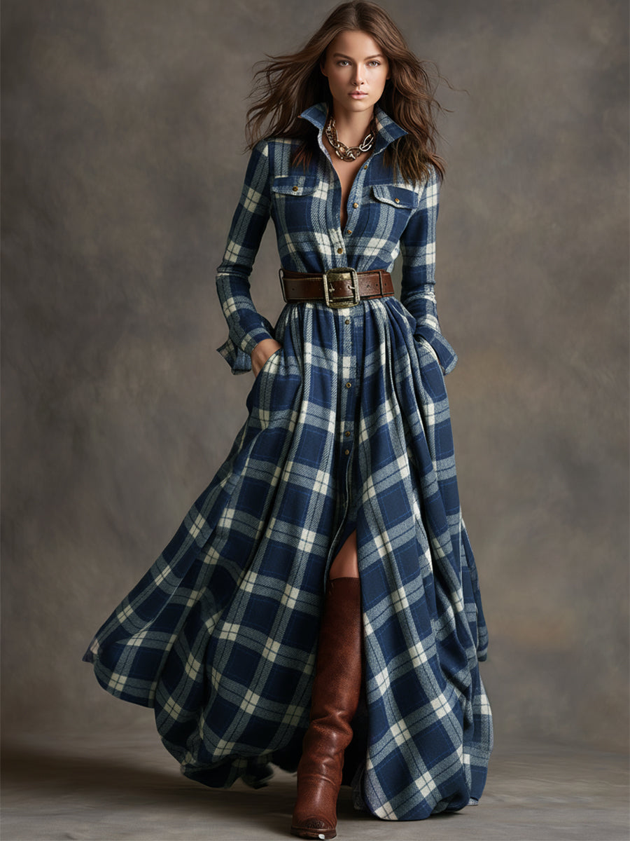 Louisa Classic Refined Button-Up Dress - view 12