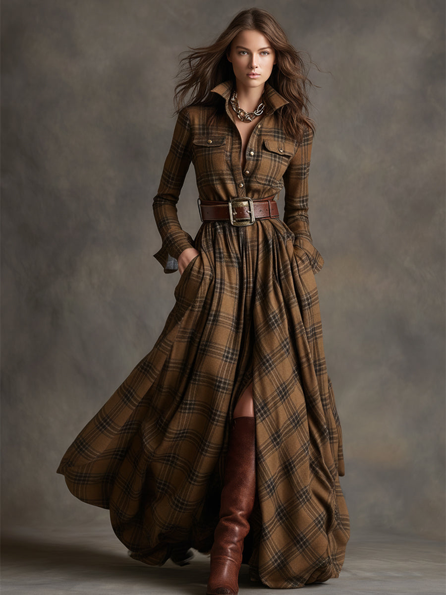 Louisa Classic Refined Button-Up Dress - view 13