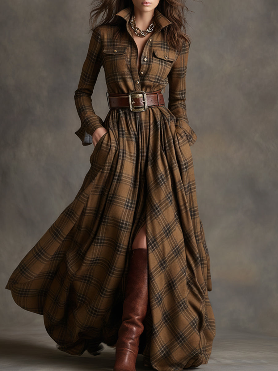 Louisa Classic Refined Button-Up Dress - view 5