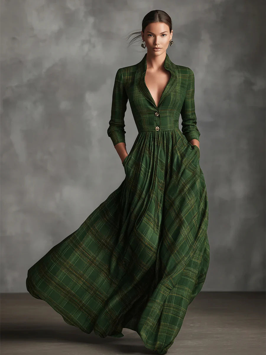 Audrey Elegant Vintage Dress - view 5