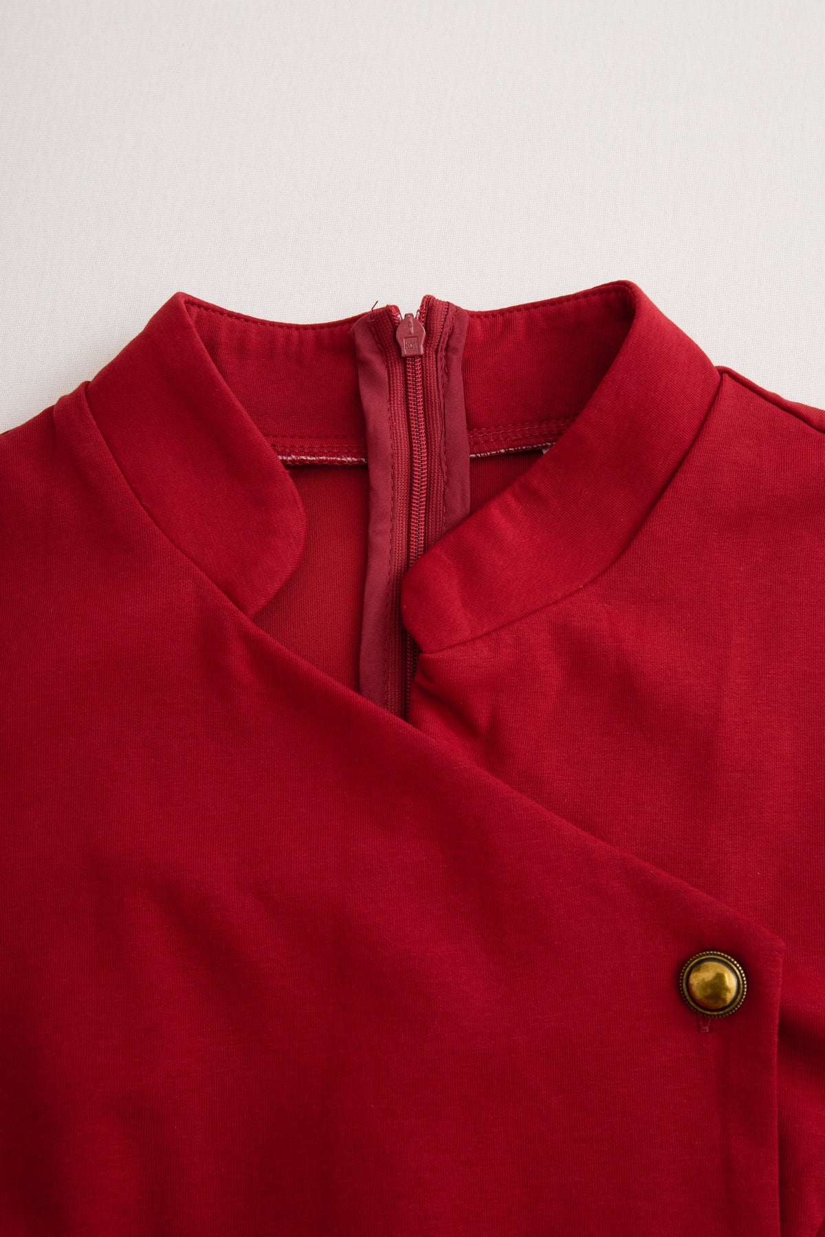 Ruby Burgundy Sleeveless Midi Dress - view 5