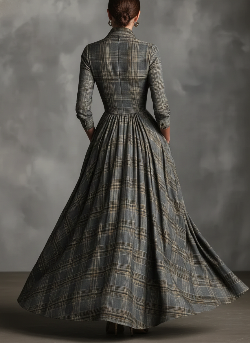 Audrey Elegant Vintage Dress - view 2