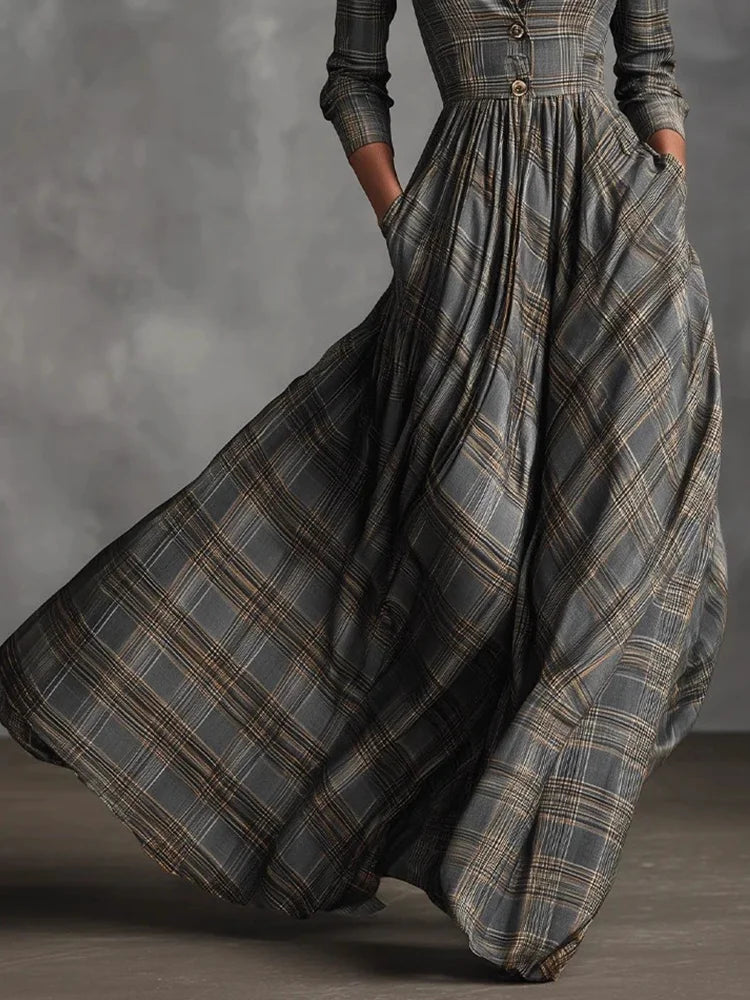Audrey Elegant Vintage Dress - view 4