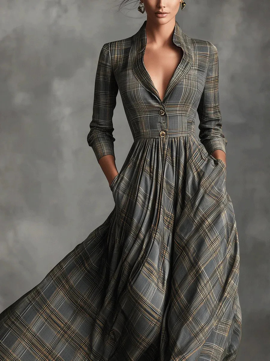 Audrey Elegant Vintage Dress - view 3